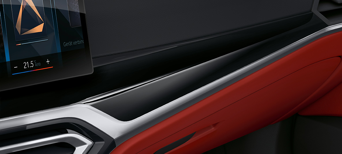 Modanature interne in Piano Black della BMW Serie 4 Gran Coupé G26 2021 interni Modanature interne BMW Individual Piano Black della BMW Serie 4 Gran Coupé G26 2021 interni