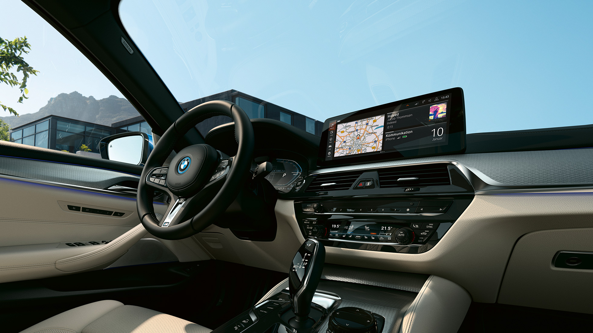 Interni della BMW Serie 5 Berlina G30 BMW Serie 5 Berlina G30 Facelift 2020, interni
