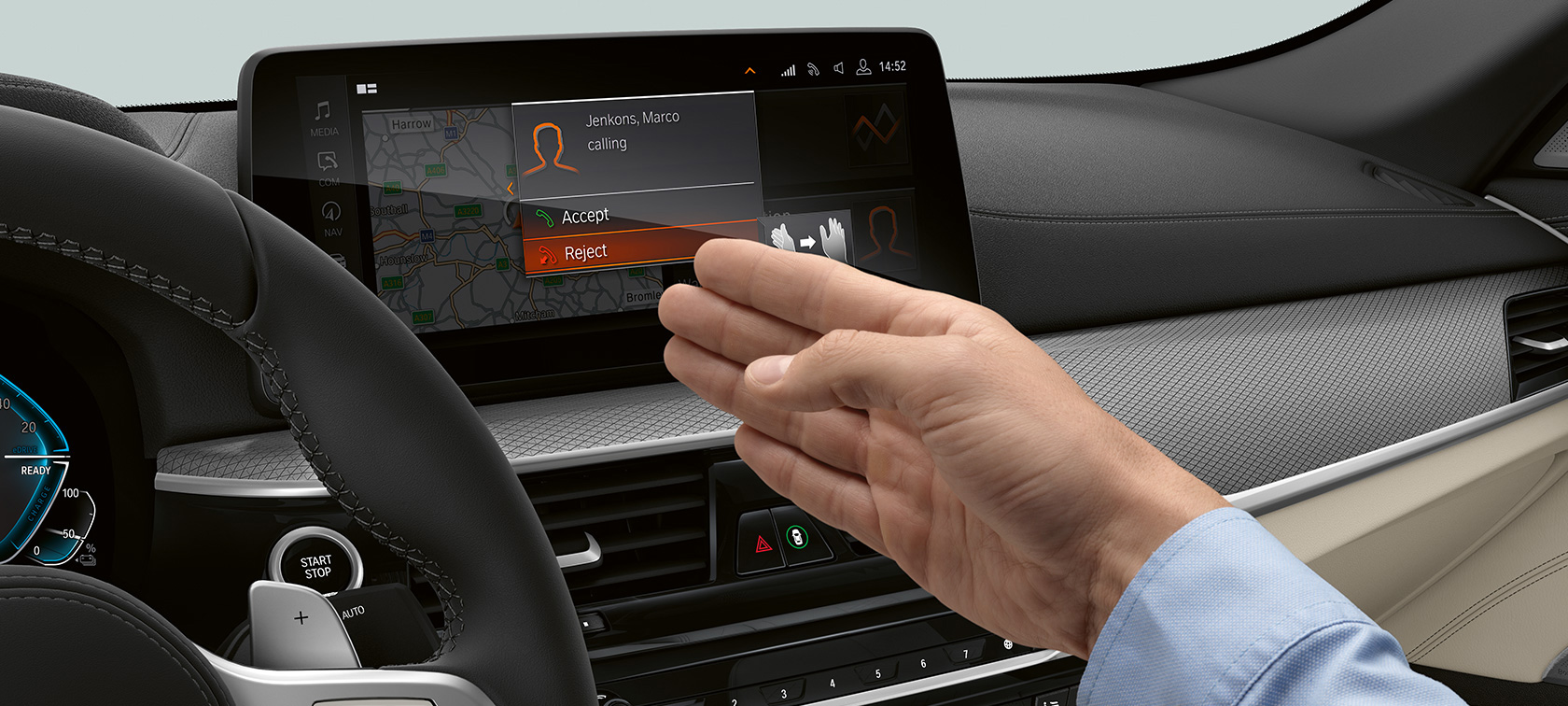 Tecnologie della BMW Serie 5 Berlina G30 Display informativo della BMW Serie 5 Berlina G30 Facelift 2020, interni, cockpit