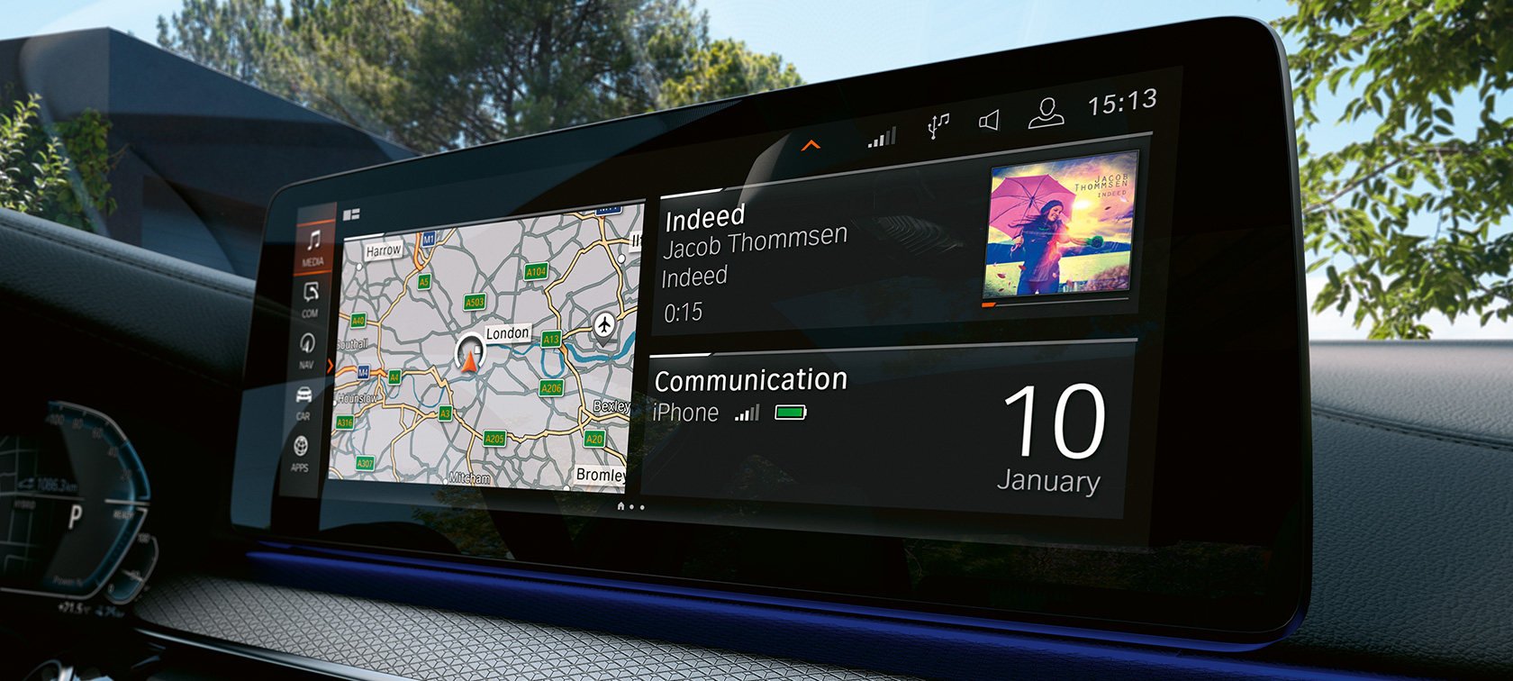 Tecnologie BMW Serie 5 Touring G31 Display informativo della BMW Serie 5 Touring G31 Facelift 2020, interni, cockpit