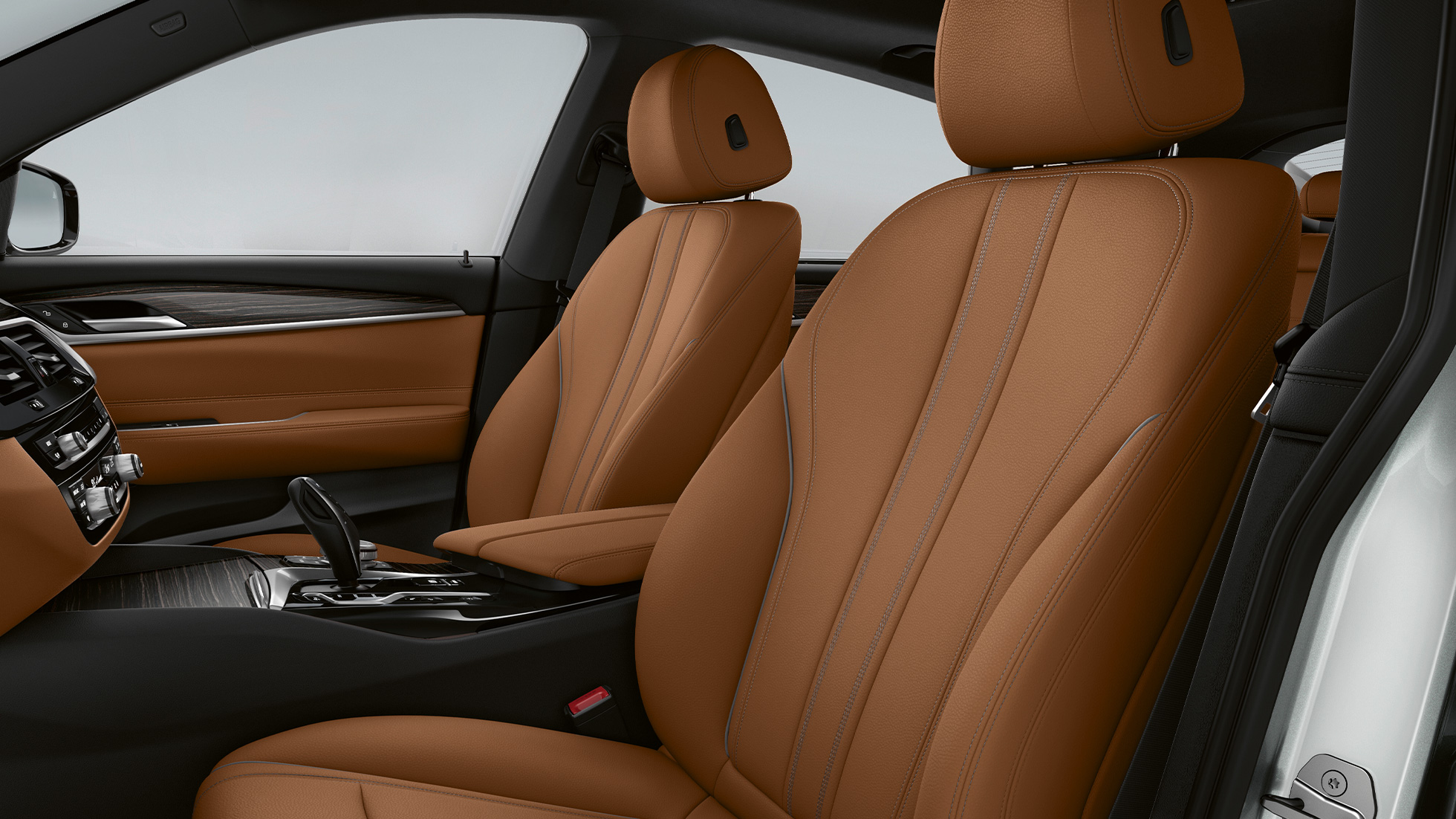 Imbottitura BMW Serie 6 Gran Turismo allestimento base G32 2020 Imbottitura in pelle Dakota Cognac/Black BMW Serie 6 Gran Turismo G32 620d 2020 allestimento base, interni