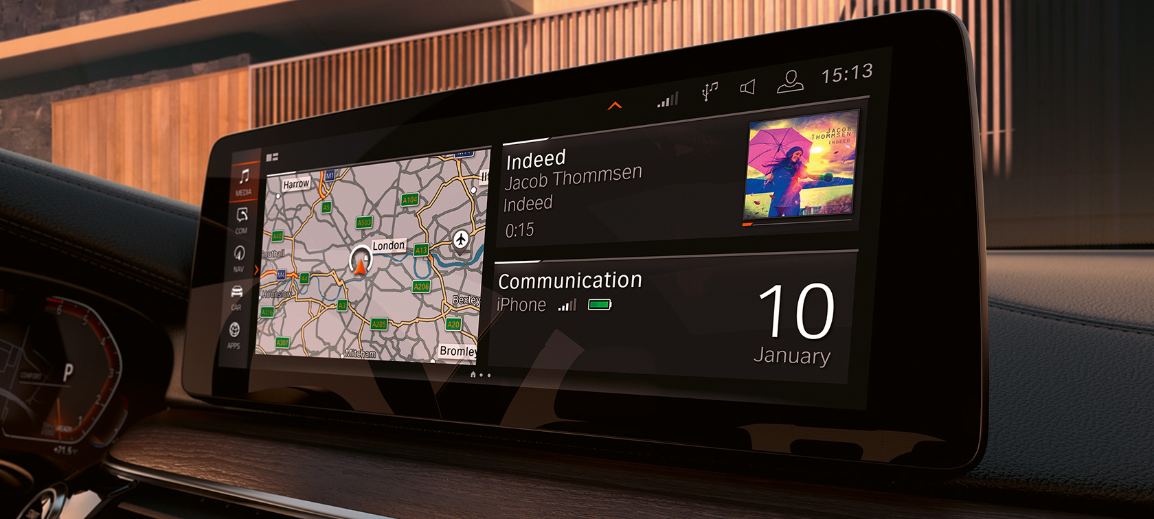 BMW Serie 6 Gran Turismo G32, tecnologie Display informativo della BMW Serie 6 Gran Turismo G32 2020, interni