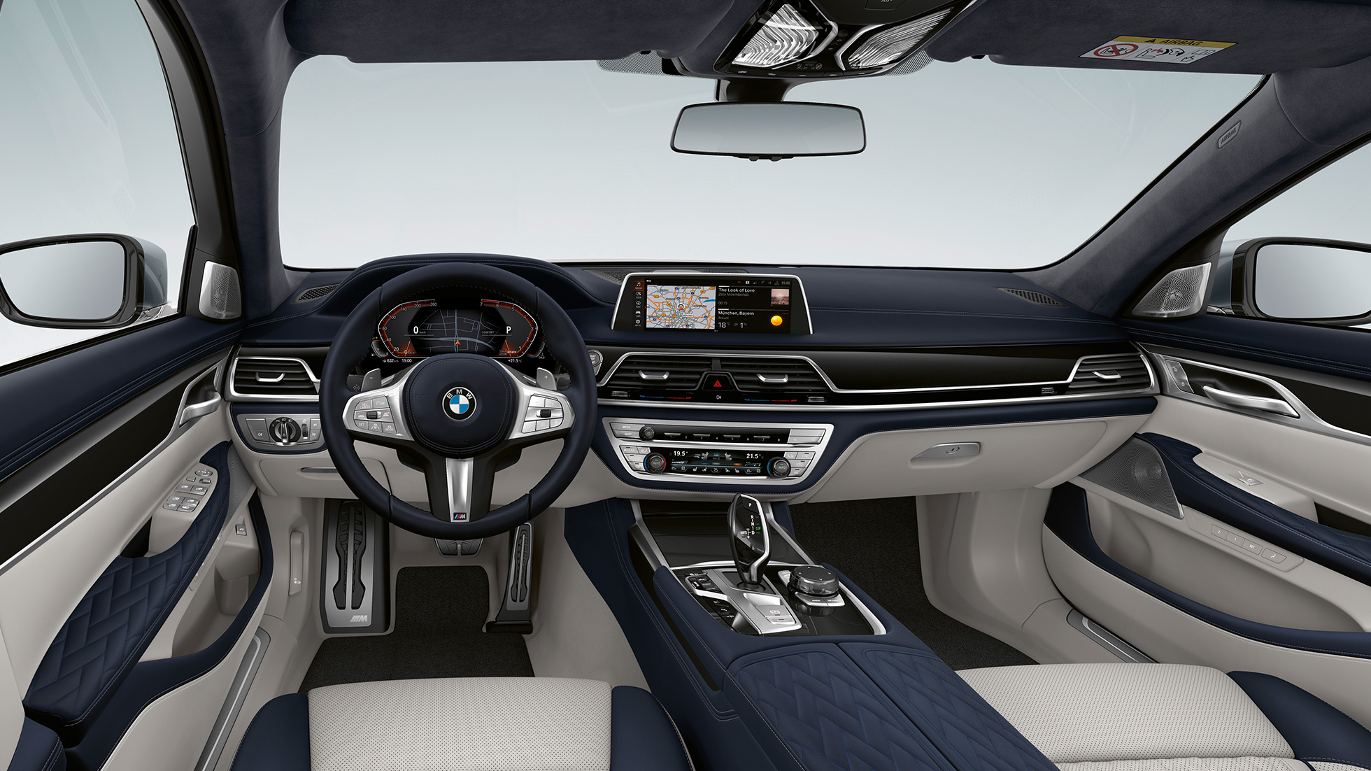 BMW Serie 7 Berlina, pacchetto sportivo M, interni G11 BMW Serie 7 Berlina, pacchetto sportivo M, interni G11