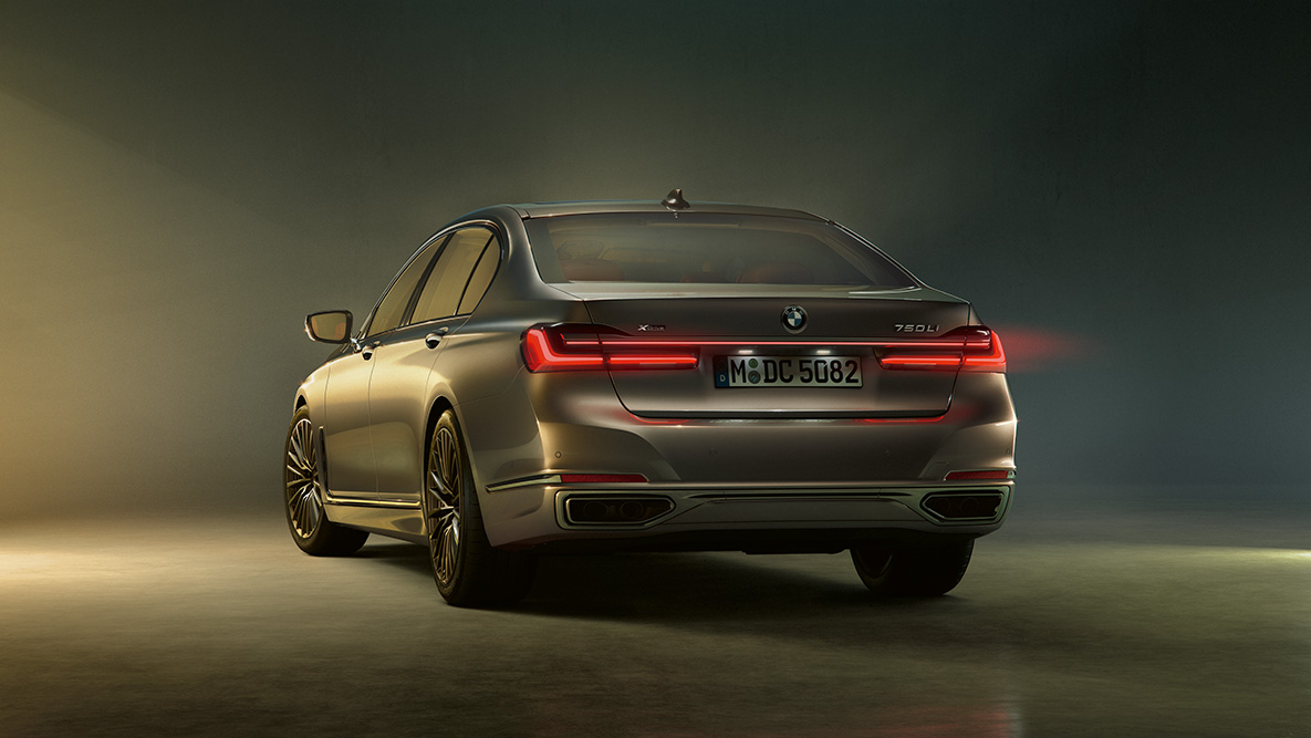 Nuova BMW Serie 7 Berlina concetto luci Concetto luci: Nuova BMW Serie 7 Berlina vista posteriore