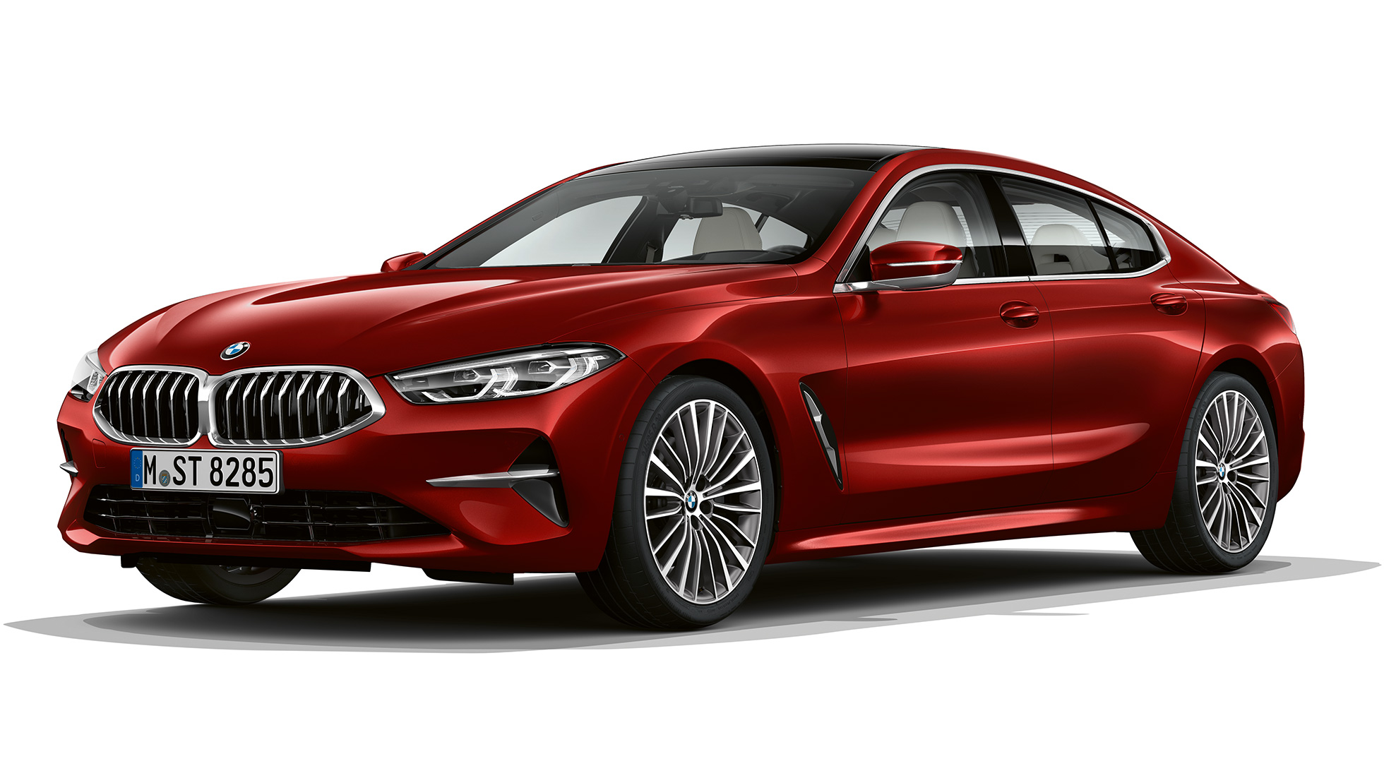 Versione base, vista anteriore a tre quarti G16 Nuova BMW Serie 8 Gran Coupé, versione base, vista anteriore a tre quarti G16