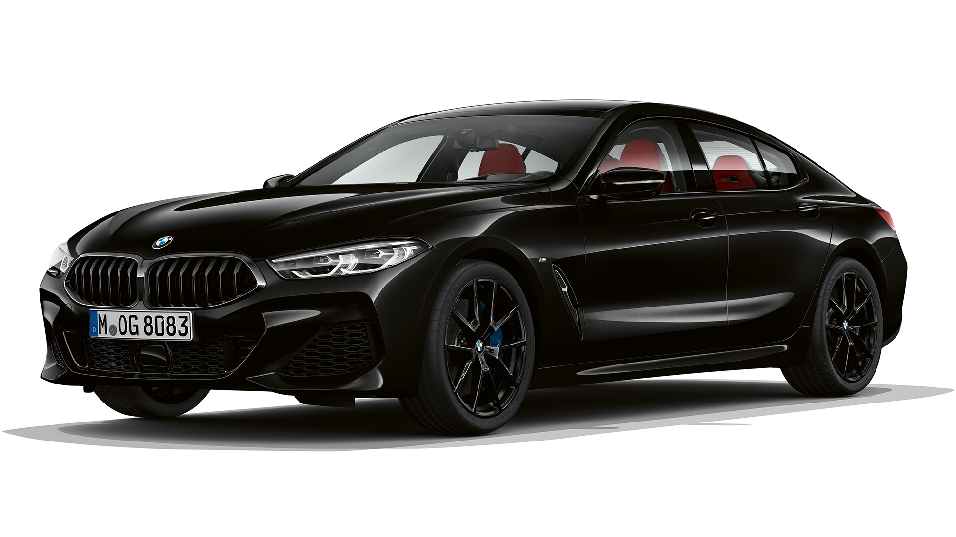 Pacchetto sportivo M, vista anteriore a tre quarti G16 Nuova BMW Serie 8 Gran Coupé, pacchetto sportivo M, vista anteriore a tre quarti G16