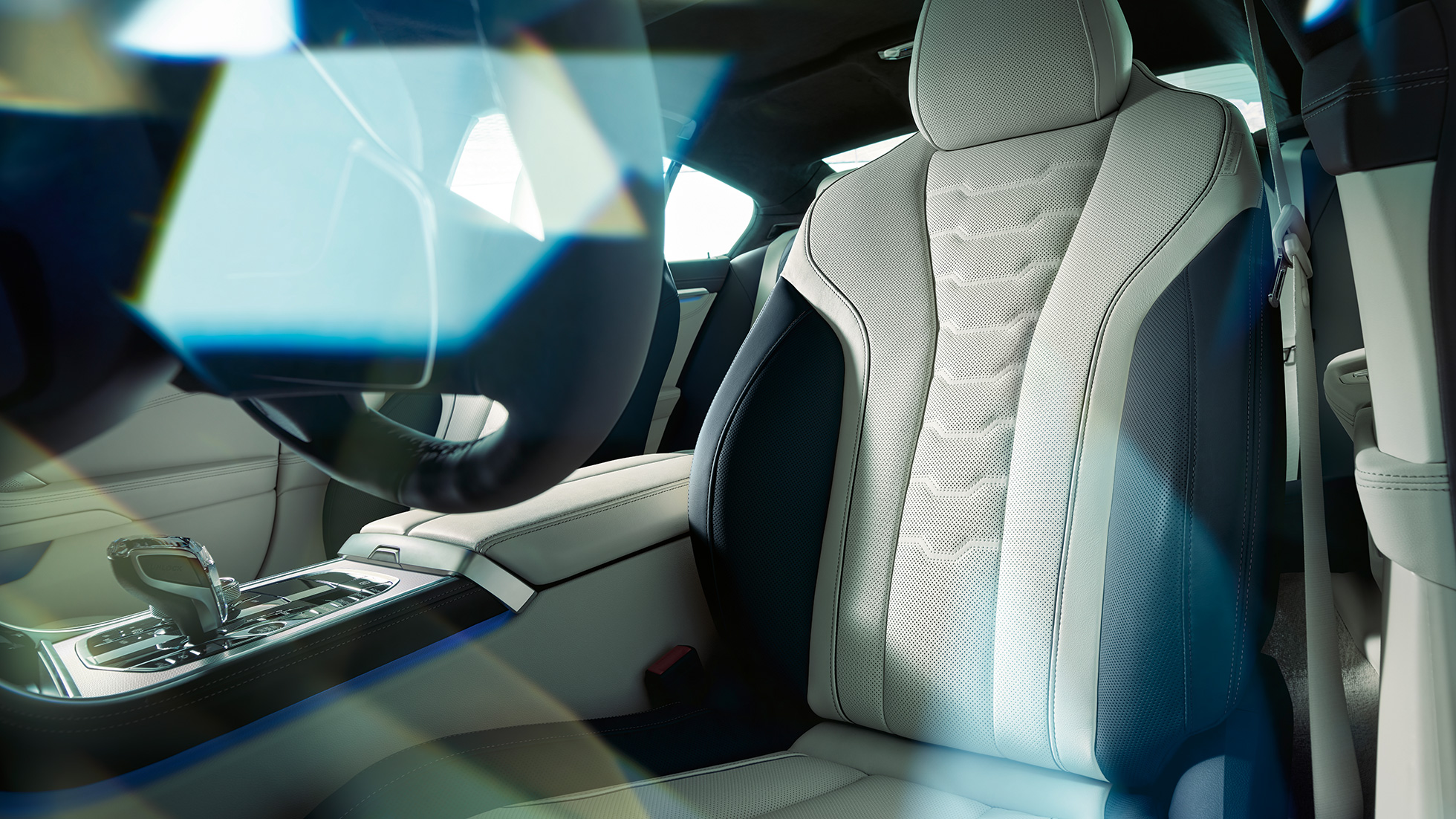 Design degli interni, imbottiture G16 Nuova BMW Serie 8 Gran Coupé, design degli interni, imbottiture G16