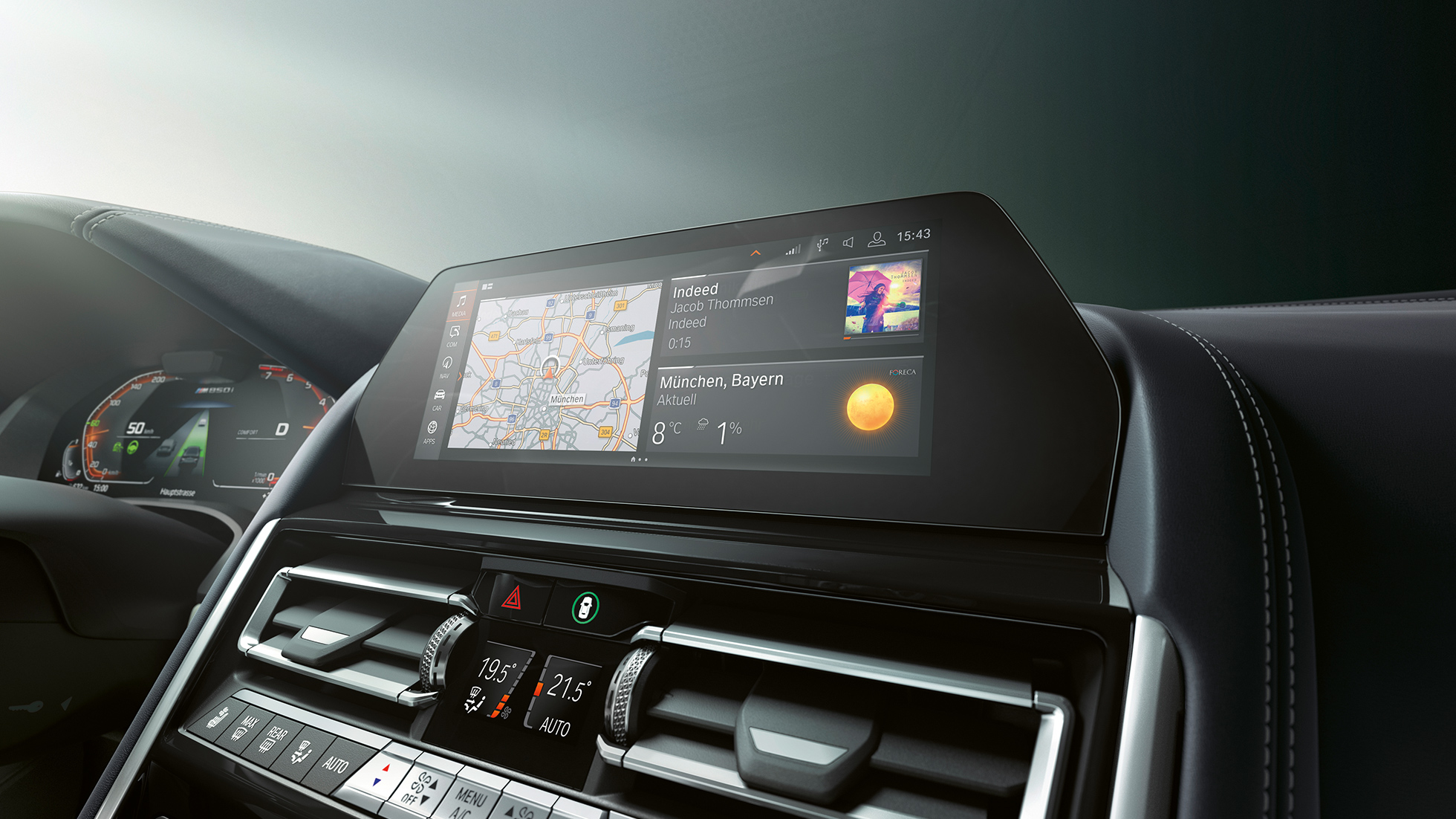 BMW Live Cockpit Professional Nuova BMW Serie 8 Gran Coupé, BMW Live Cockpit Professional