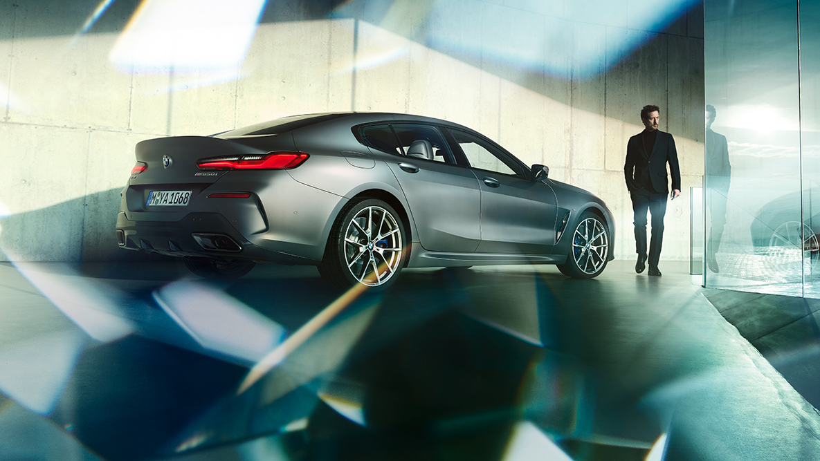 Design da auto sportiva di lusso BMW Serie 8 Gran Coupé, design da auto sportiva di lusso