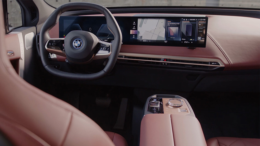 BMW iX i20 SUV elettrico Interni highlights Video BMW iX i20 2021 SUV elettrico Interni highlights Video