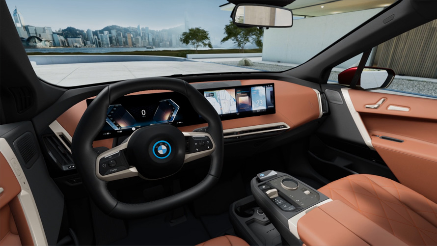 BMW iX i20 SUV elettrico interni BMW iX i20 2021 SUV elettrico interni