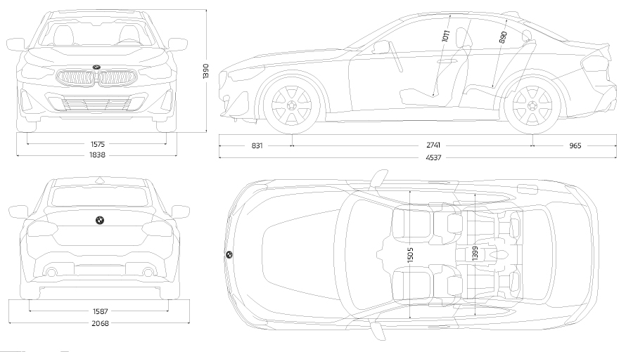 BMW M240i xDrive Coupé G42 2021 BMW M240i xDrive Coupé G42 2021 Black Sapphire metallizzato