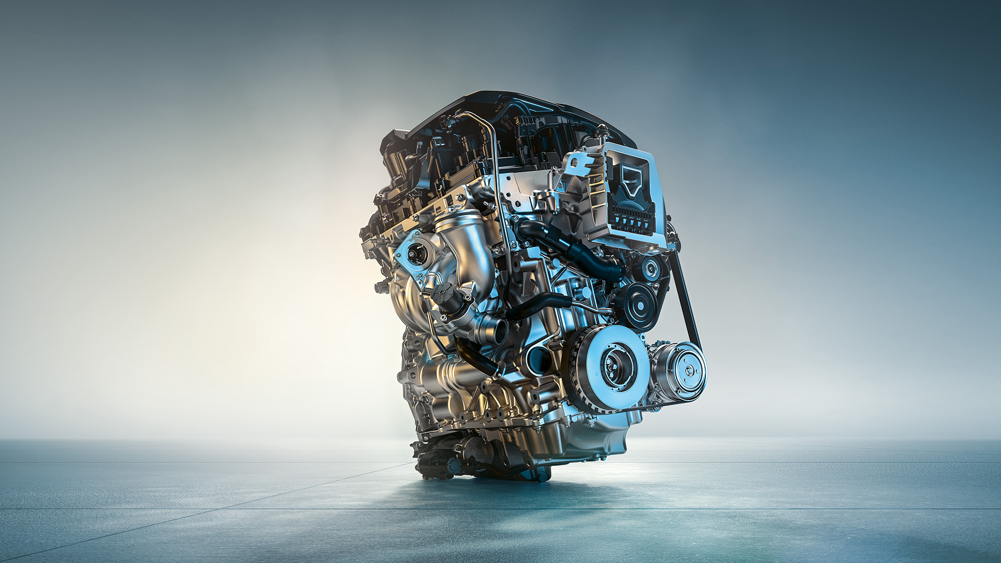 Motore BMW M135i xDrive. Il motore Otto a 4 cilindri M TwinPower Turbo della BMW M135i M da 225 kW (306 CV).