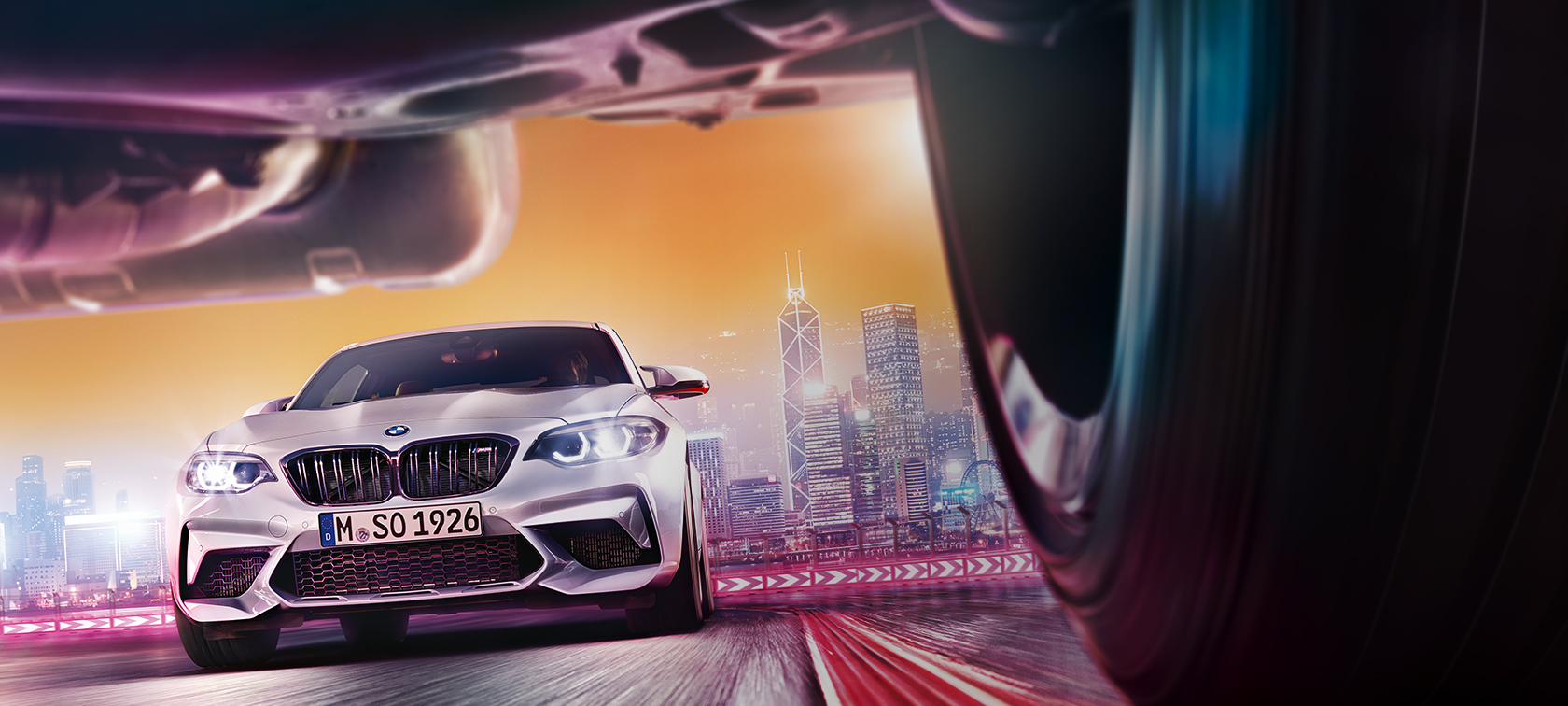 BMW M2 Competition F87 BMW M2 Competition F87 2018 Hockenheim Silver metallizzato, vista anteriore