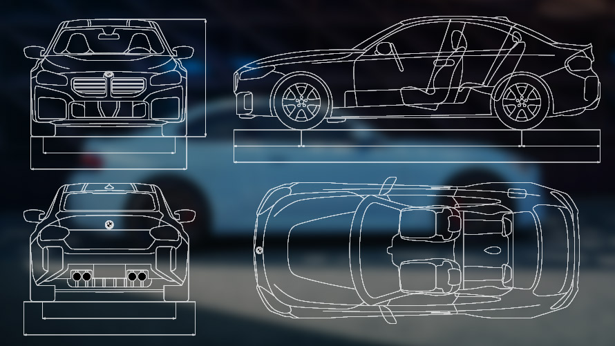 BMW Automobili M2 G87 G42 Esterni Esterni BMW Automobili M2 G87 G42