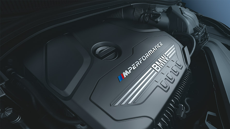 Petrol engine BMW M235i xDrive Gran Coupé F44 Motore benzina M TwinPower Turbo a 4 cilindri della BMW M235i xDrive Gran Coupé F44