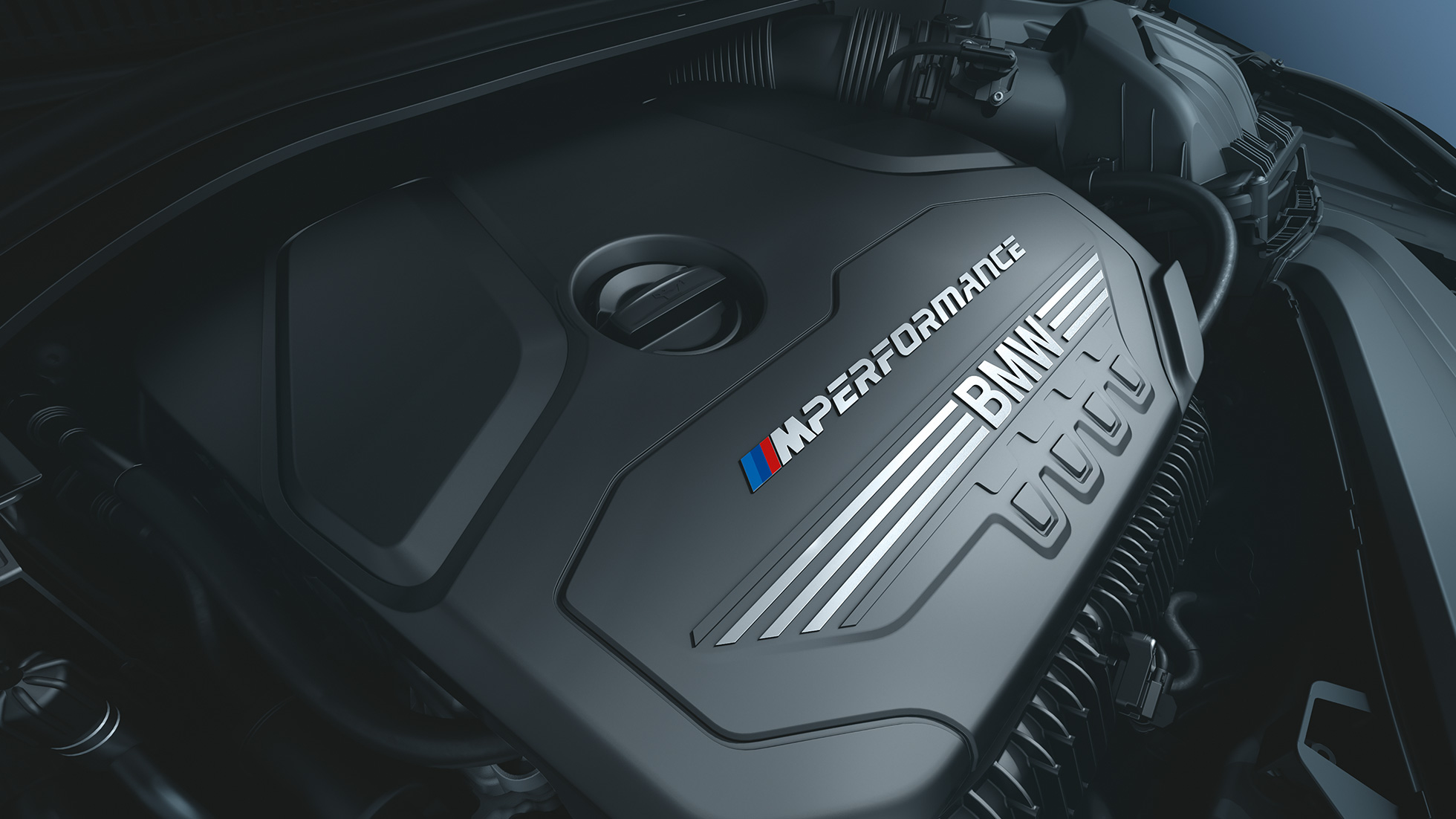 Motore benzina della BMW M235i xDrive Gran Coupé F44 Motore benzina M TwinPower Turbo a 4 cilindri BMW M235i xDrive Gran Coupé 2020 F44