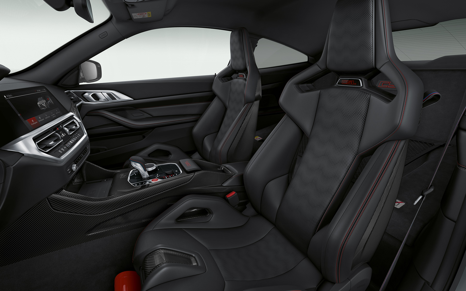 Sedile avvolgente M Carbon della BMW M4 CSL G82 Interni con sedile avvolgente M Carbon della BMW M4 CSL G82