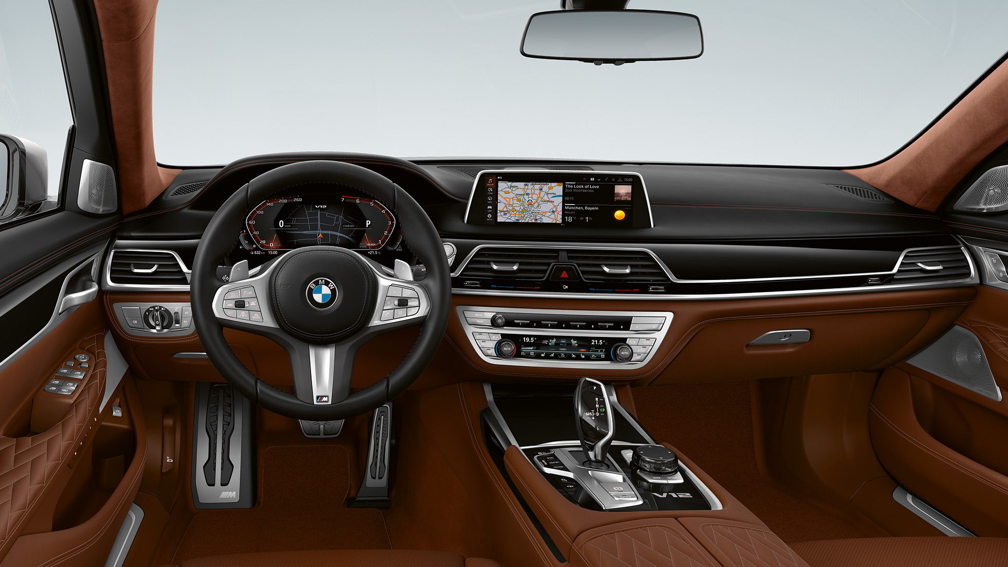 Design degli interni BMW M760Li xDrive Berlina, design degli interni
