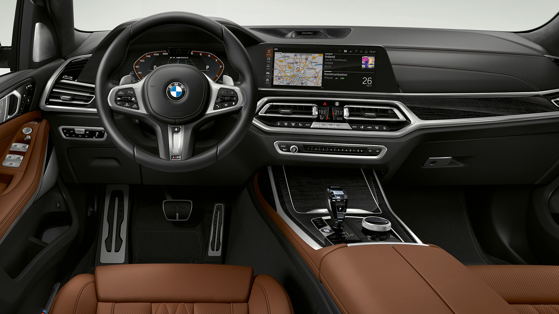 BMW X7 M50i, interni Automobili BMW X7 M M50d ed M50i, interni, G07, 2019