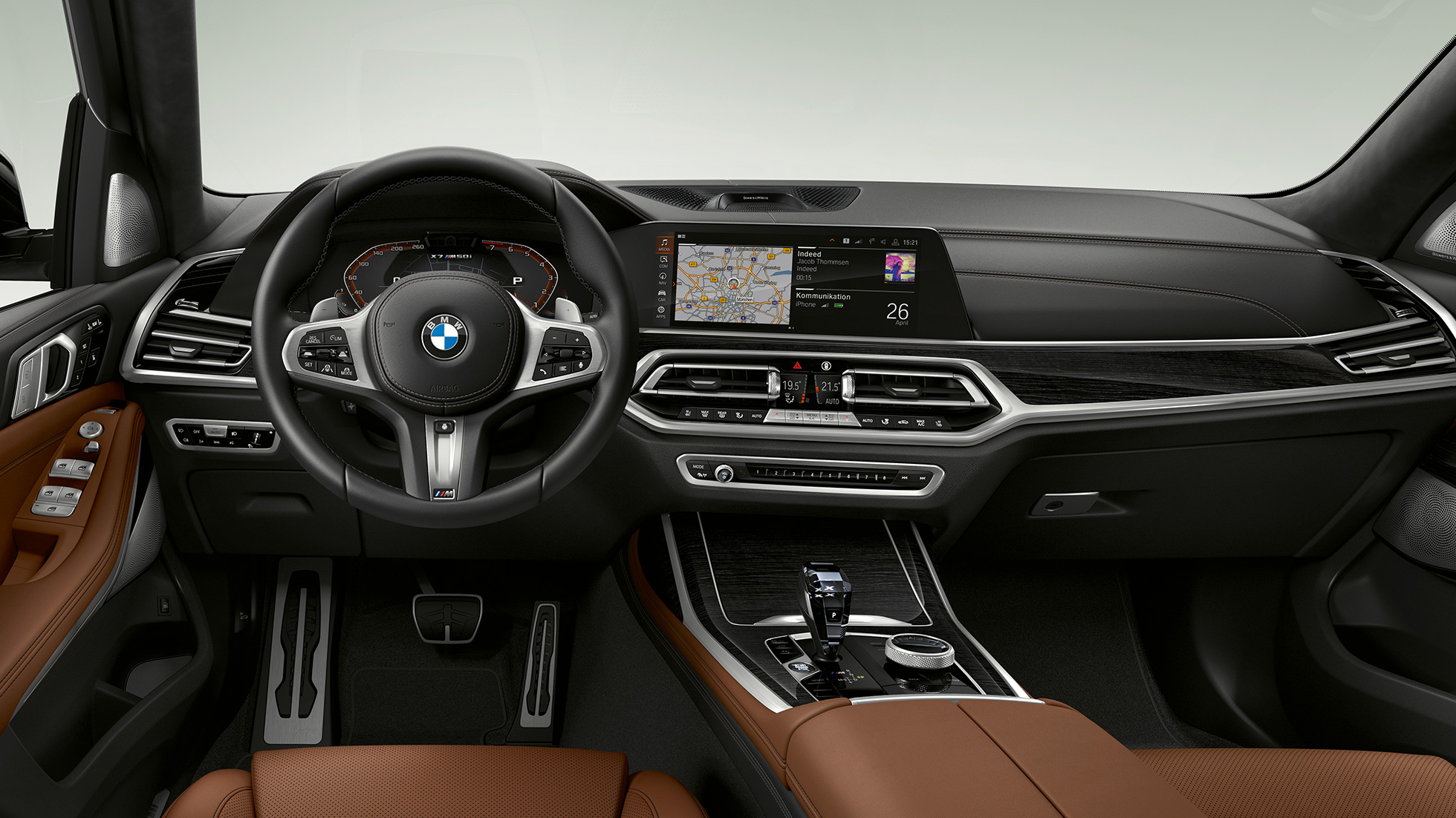 BMW X7 M50i, interni BMW X7 M M50i, Interni, G07, 2019