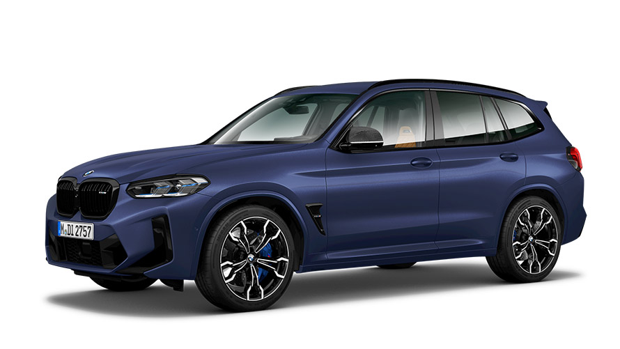 Versioni BMW X BMW X3 Automobili M G01 MP vista laterale a tre quarti Versioni BMW X BMW X3 Automobili M G01 MP vista laterale a tre quarti