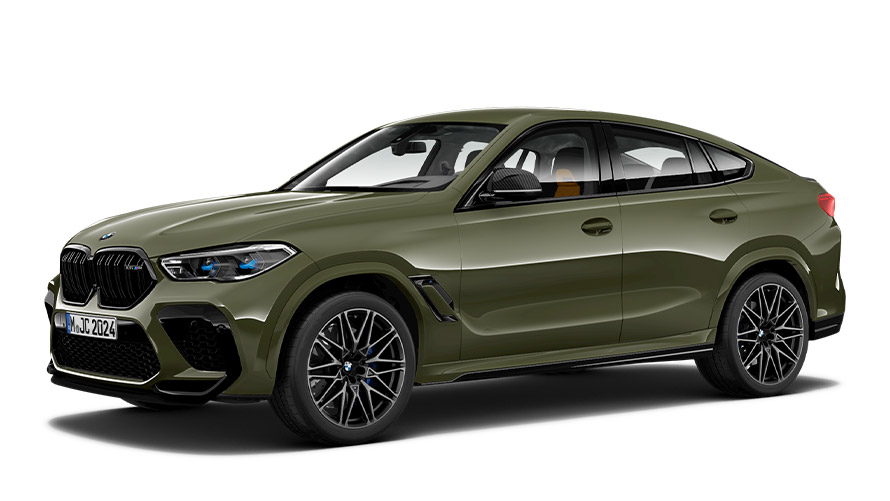 Versioni BMW X BMW X6 Automobile M G06 MP vista laterale a tre quarti Versioni BMW X BMW X6 Automobile M G06 MP vista laterale a tre quarti