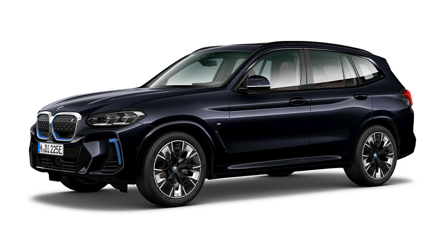 Versioni BMW X BMW iX3 G08 vista laterale a tre quarti Versioni BMW X BMW iX3 G08 vista laterale a tre quarti