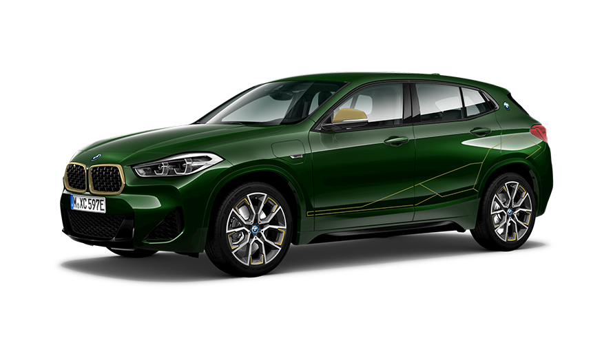 Versioni BMW X BMW X2 F39 vista laterale a tre quarti Versioni BMW X BMW X2 F39 vista laterale a tre quarti