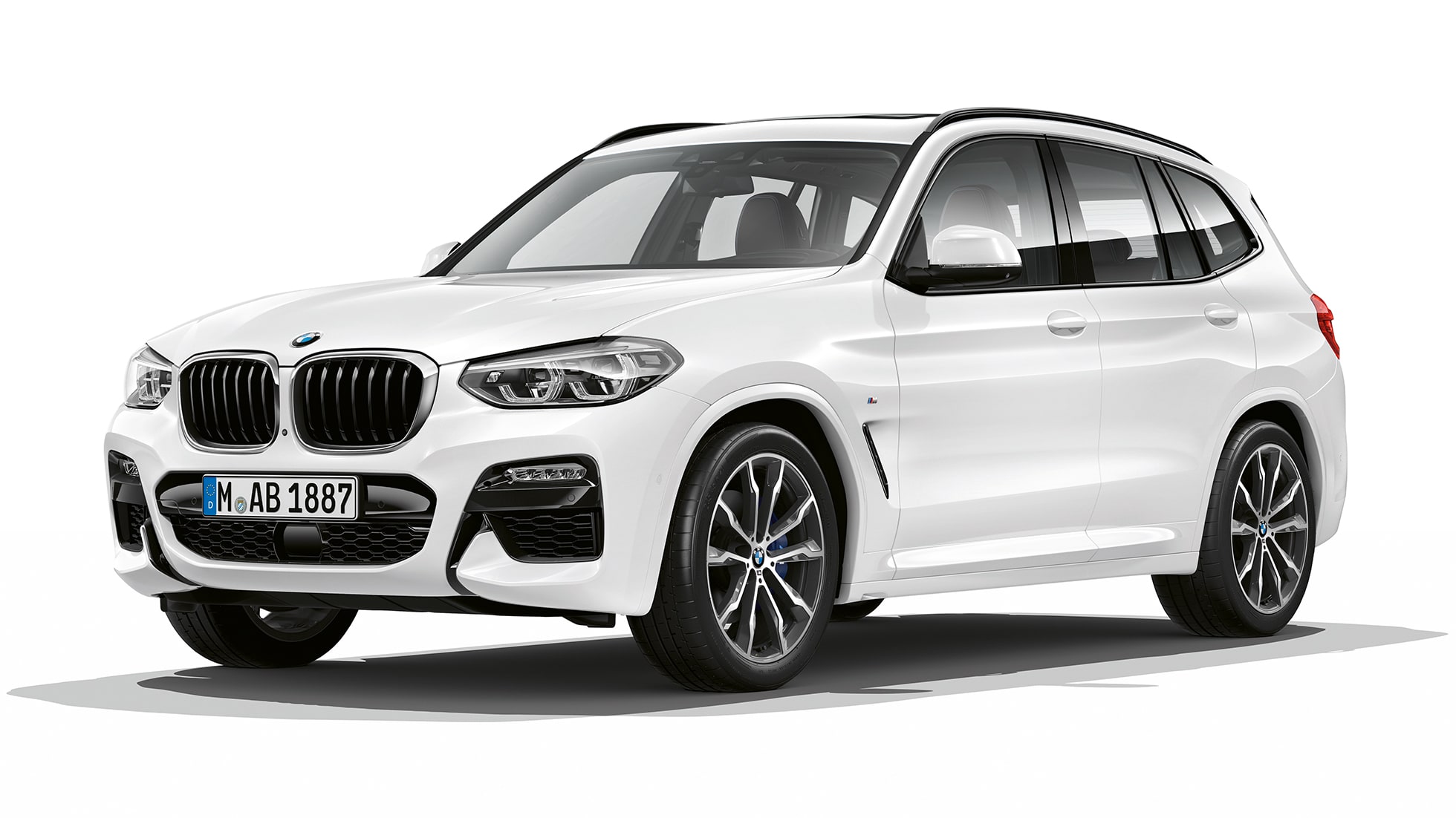 BMW X3 M40i, versione M Sport, ripresa frontale a tre quarti G01 BMW X3 M40i, versione M Sport, ripresa frontale a tre quarti G01