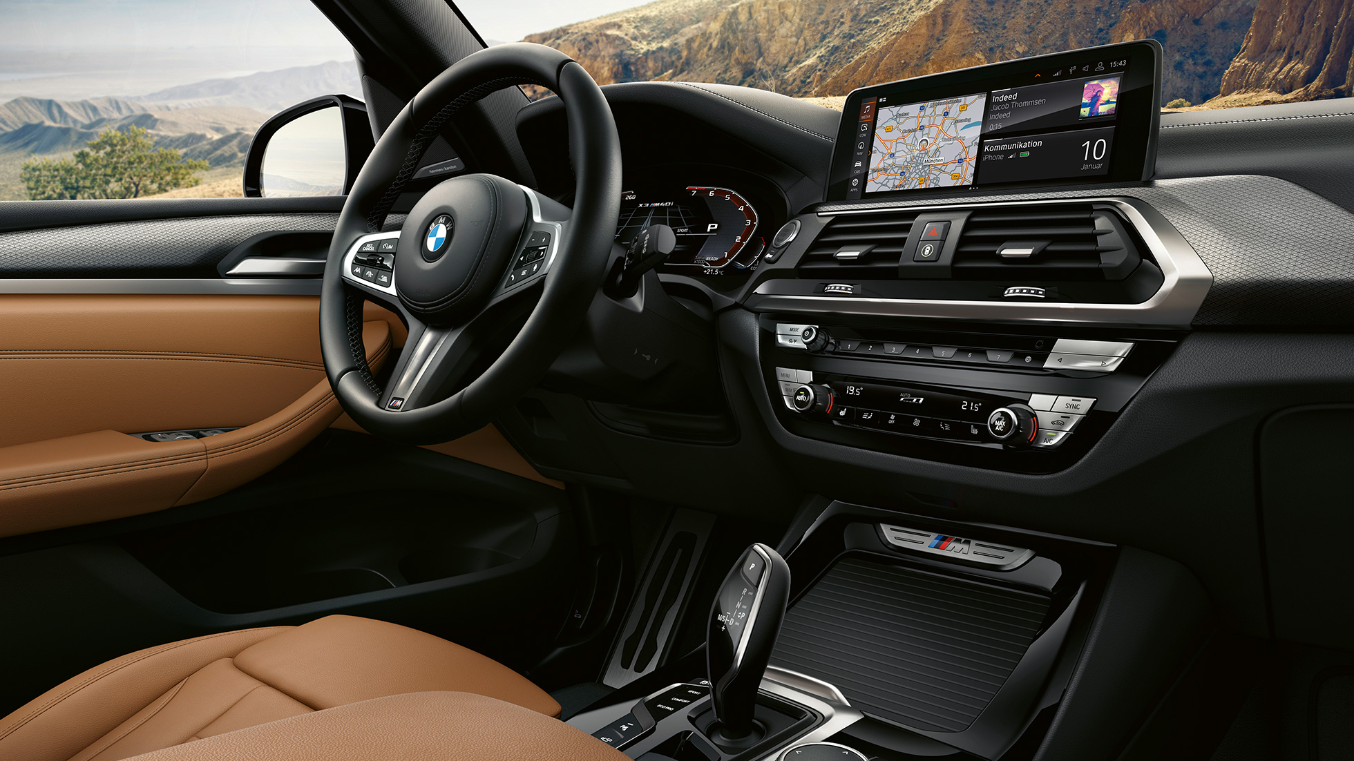 BMW X3 M40i, volante e cruscotto G01 BMW X3 M40i, volante e cruscotto G01