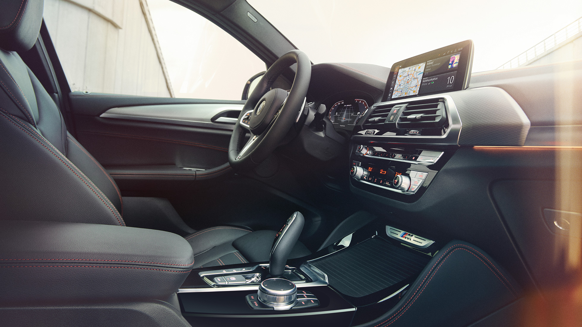 Pregiato allestimento interno della BMW X4 SUV G02 Pregiati allestimenti interni della BMW X4 SUV G02 2018 Abitacolo