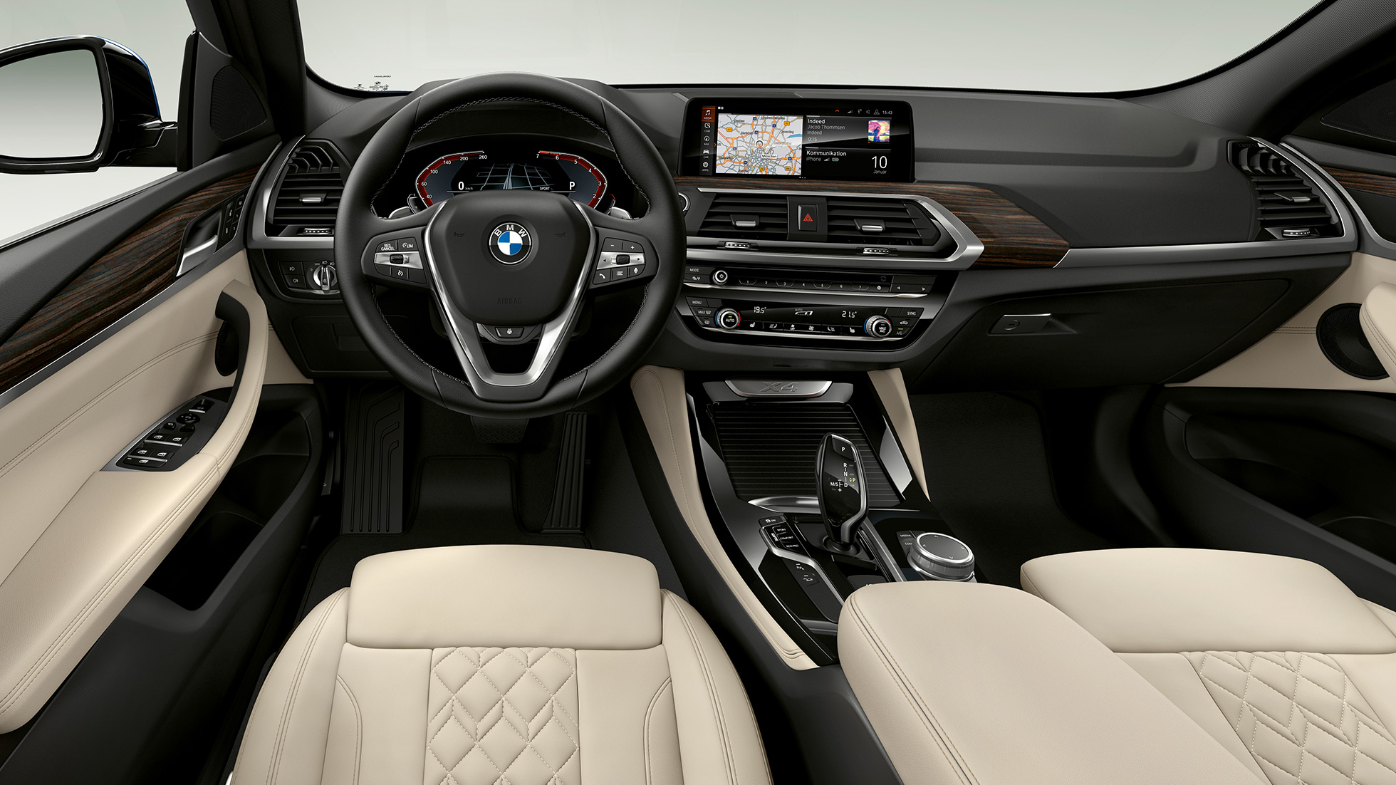 Cockpit della BMW X4 Versione xLine G02 Cockpit della BMW X4 xDrive20d Versione xLine G02 2018 Abitacolo
