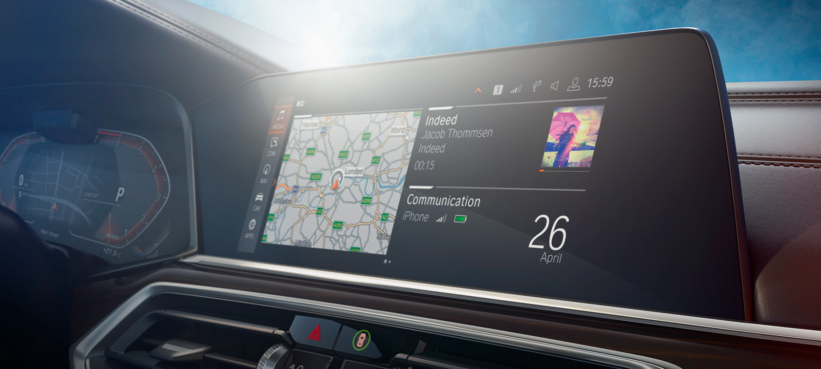 Cockpit della BMW X5 Cockpit e concept dei comandi della BMW X5