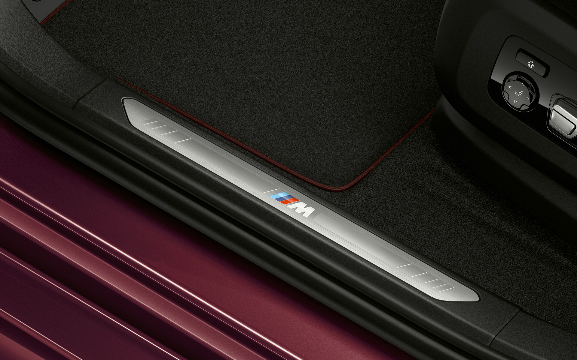 Listello battitacco BMW Individual della BMW X6 Individual G06 2019 Listello battitacco BMW Individual BMW X6 Individual G06 2019 Primo piano