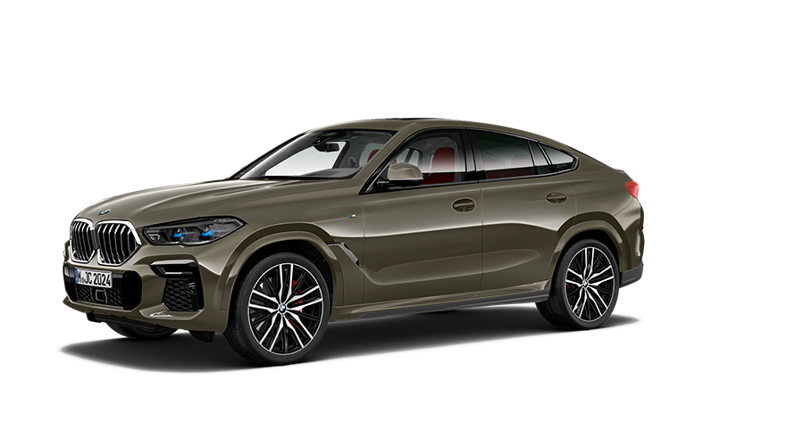 Versioni BMW X BMW X6 G06 vista laterale a tre quarti Versioni BMW X BMW X6 G06 vista laterale a tre quarti