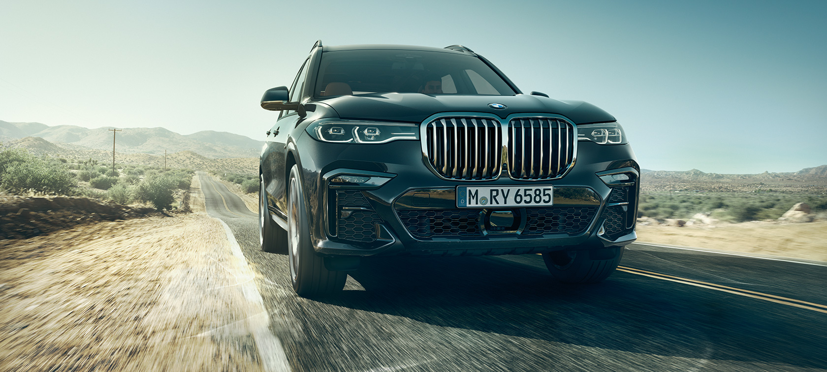 BMW X7, vista frontale G07 Vista frontale della BMW X7 G07