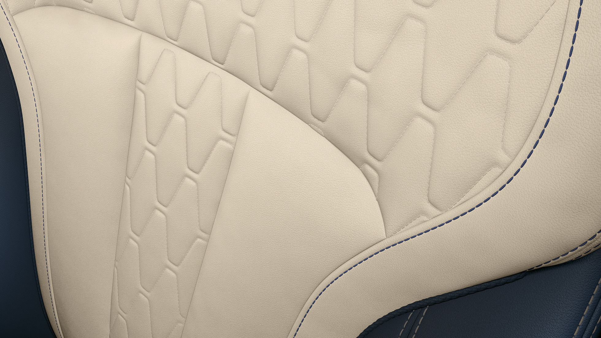 Nuova BMW X7, design Pure Excellence polster design G07 Primo piano polster del design della Nuova BMW X7 con le caratteristiche di Design Pure Excellence G07