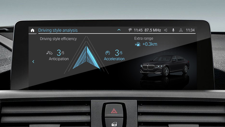 Analisi dello stile di guida BMW EfficientDynamics Analisi dello stile di guida