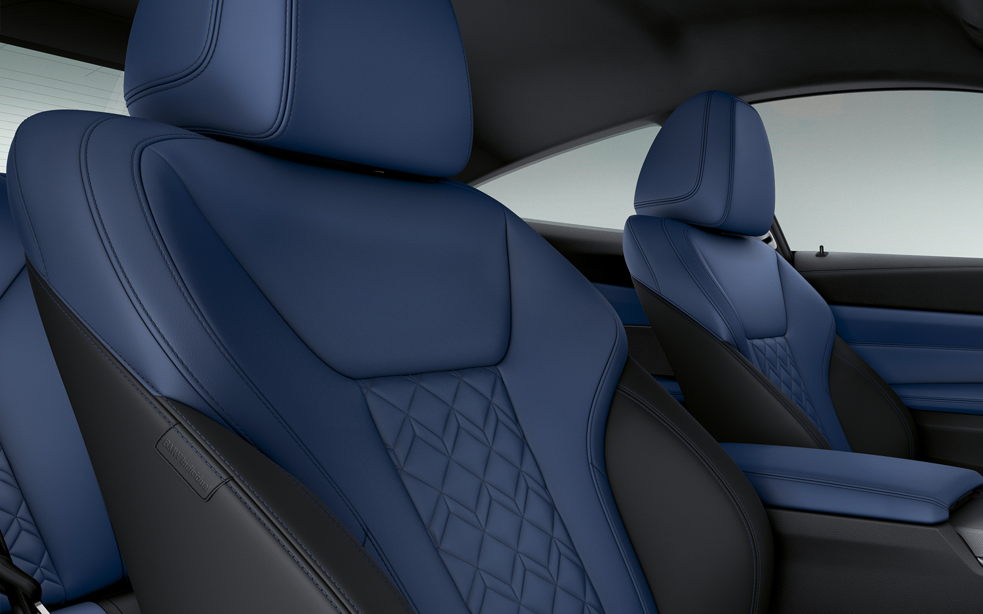 Rivestimenti interni in pelle Merino full BMW Individual a grana fine Fiona Red/Black Rivestimenti interni in pelle Merino full BMW Individual a grana fine Fiona Red/Black