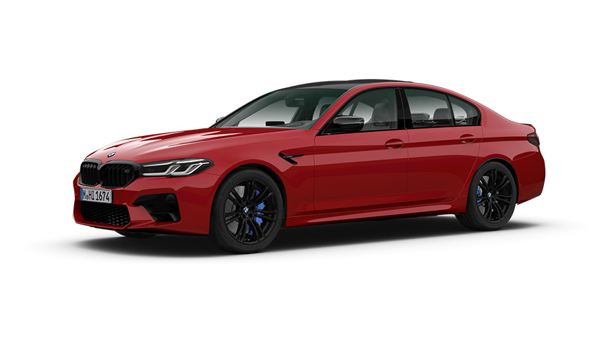 BMW M5 Competition F90 2018 Vista laterale a tre quarti BMW M5 Competition F90 2018 Vista laterale a tre quarti