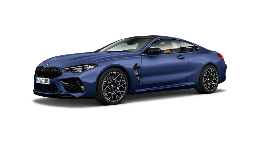 BMW M8 Competition Coupé F92 2019 Vista laterale a tre quarti BMW M8 Competition Coupé F92 2019 Vista laterale a tre quarti