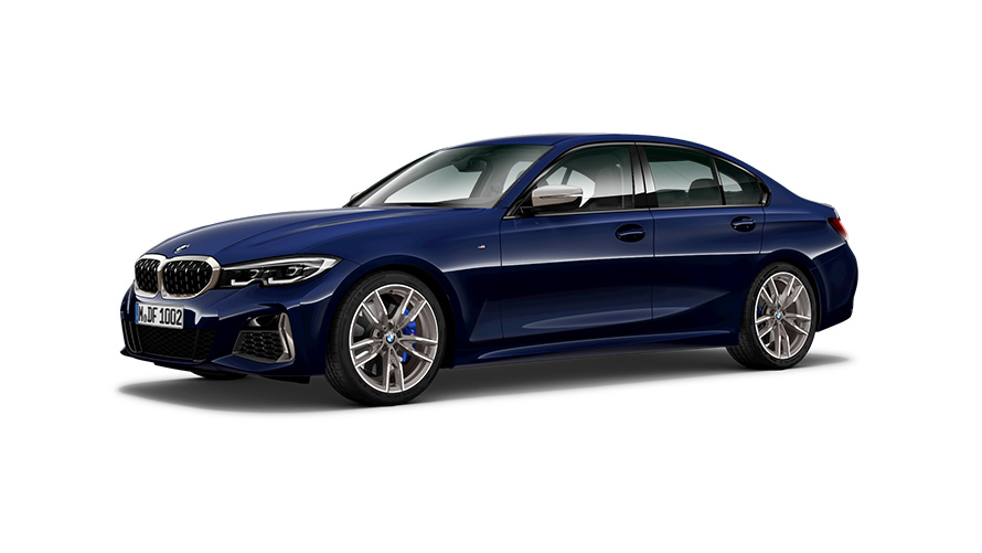 BMW M340i Berlina G20 2019 Vista laterale a tre quarti BMW M340i Berlina G20 2019 Vista laterale a tre quarti