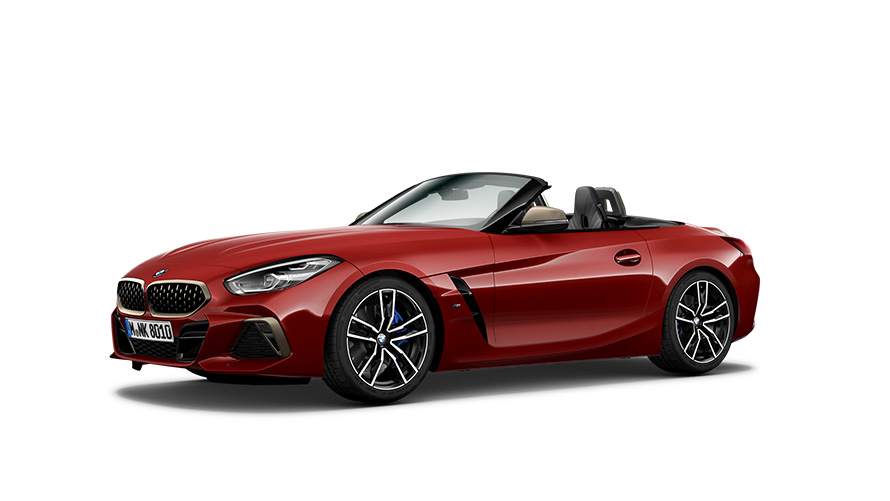 BMW Z4 M40i Roadster G29 2018 Vista laterale a tre quarti BMW Z4 M40i Roadster G29 2018 Vista laterale a tre quarti