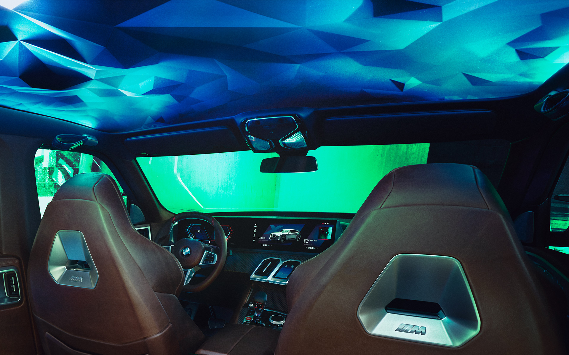 BMW Concept XM (G09) interior vista laterale BMW Concept XM (G09) interior vista laterale