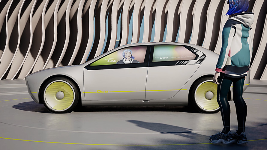 BMW i Vision Dee avatar personale BMW i Vision Dee avatar personale