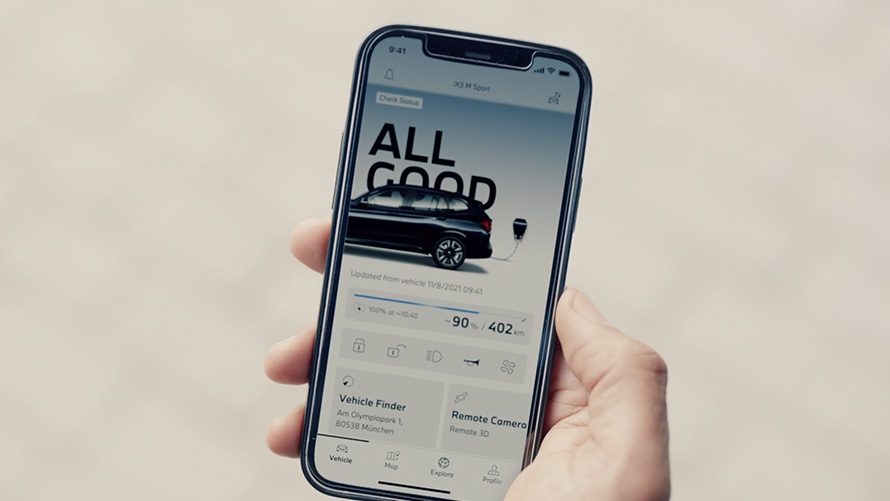 Auto elettriche BMW BMW iX3 App My BMW & BMW Charging Video Auto elettriche BMW BMW iX3 App My BMW & BMW Charging Video