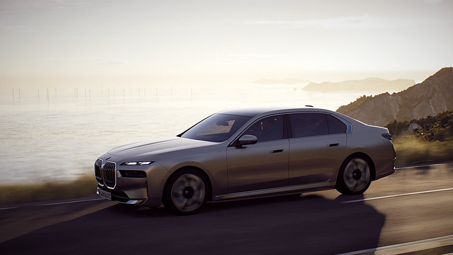 Auto elettriche BMW BMW i7 Video della dinamica di guida Auto elettriche BMW BMW i7 Video della dinamica di guida