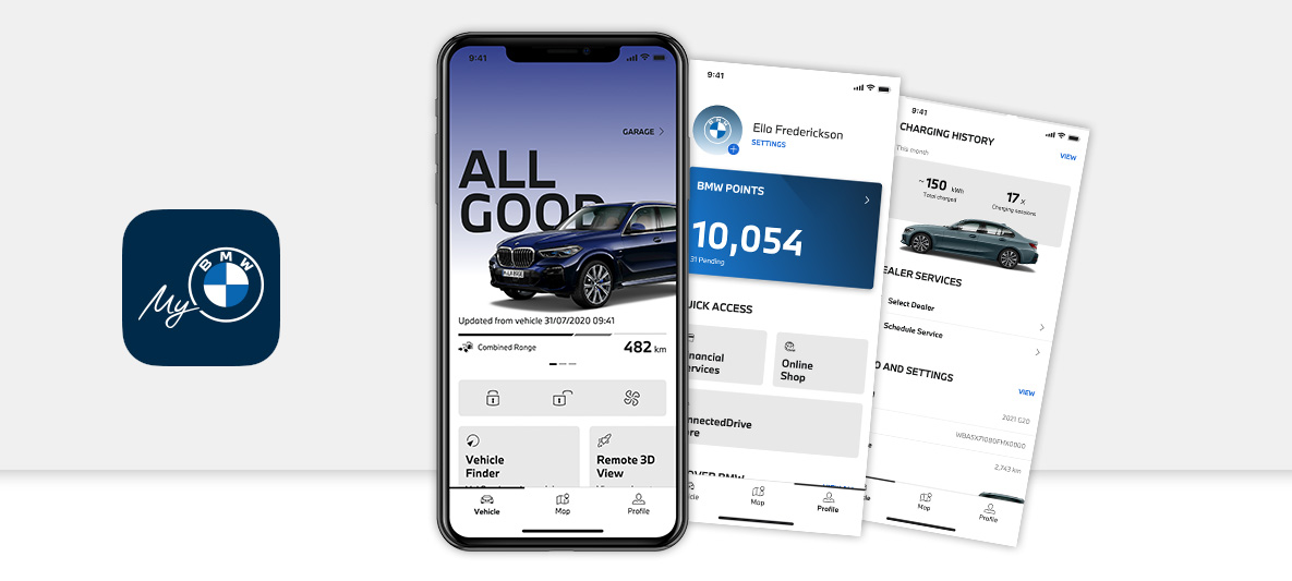 App BMW App My BMW App BMW App My BMW su smartphone