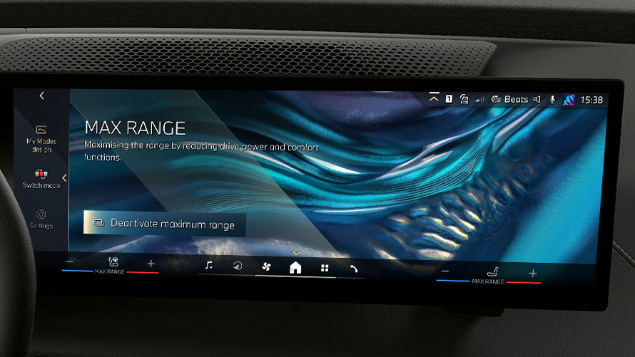 Max Range sul Display informativo centrale Remote Software Upgrade Max Range sul Display informativo centrale